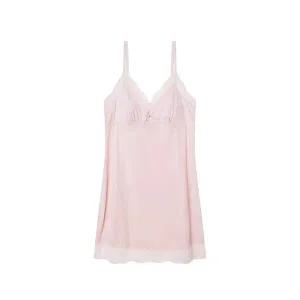 [하프클럽/에블린]에블린 핑크/블랙/화이트 쿨 슬립 EBFLF3703M