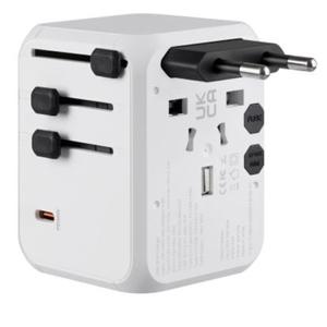 전세계 해외 여행용돼지코 멀티플러그 USB C타입 Gan 35W PD고속충전기 변환 220V 110V 전기아답터 어댑터