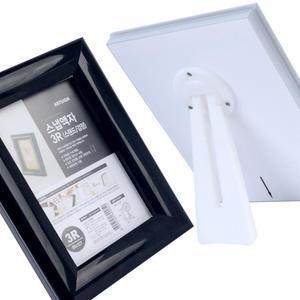 거실 액자 인테리어 카페 소형 사진 게시판 메뉴판 스탠드형 프레임 개폐식 검정-3R