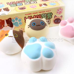 냥냥이 말랑 힐링 모찌 주물럭 말랑말랑 손장난감 안티스트레스 스퀴시