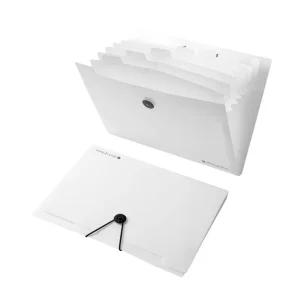 스트링 도큐먼트 파일 3p세트(8칸) (화이트)/도큐먼트파일/칸막이화일/파일홀더/문서정리파일/서류꽂이/파