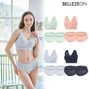 [벨레즈온](최종가)(12종) 데일리 심리스 파스텔 브라팬티 패키지 (0)