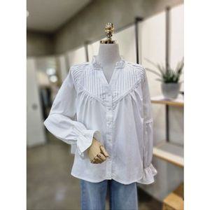 [갤러리아] ABFZ Y넥 프릴 면블라우스(ABZ5HB44)