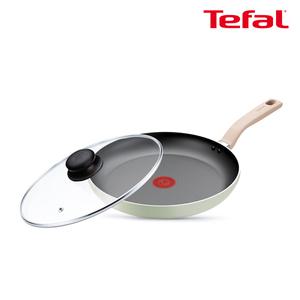 테팔 인덕션 민트 세이지 후라이팬 28cm+유리뚜껑 28cm