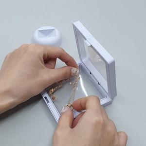 악세사리 돌반지보관함 액자 화이트 PE필름 9x9 (3oEHj)