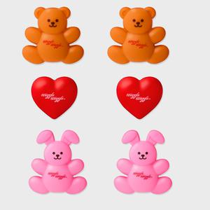 위글위글 냉장고 자석 클립 집게 세트 선물 추천 X2개