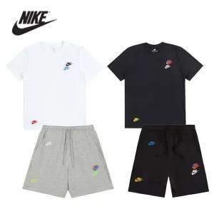 [하프클럽/나이키](SET)나이키 멀티 반팔티 + 멀티 쇼츠 팬츠 세트