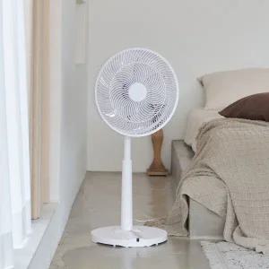 루첸 발선풍기 7엽 강력한 입체바람 4단조절 편리한 풋터치 리모컨 서큘레이터형 가정용 거실