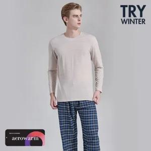 [트라이]홈쇼핑 남성 멀티웨어 파자마 상하1세트