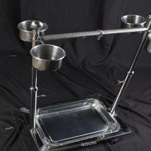 앵무새횟대 대형 중형 소형 리프트 프레임 스테인레스 새 스탠딩 놀이터 새장 소형 1.9