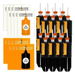 코살루즈 오토믹싱 매직 염색제X8개 밀크브라운/다크브라운 택 / 뿌리염색 새치염색 퀵염색제