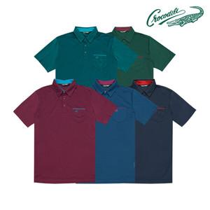 [크로커다일] 쿨링 반팔 티셔츠 CDAA4TP2703