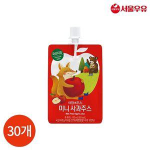 [서울우유] 아침에주스 미니 사과주스 100ml x 30개