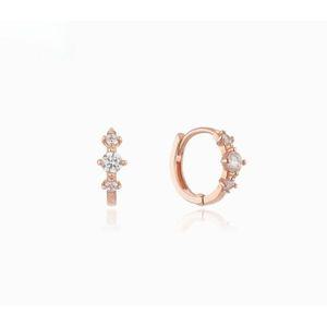 [갤러리아] 트리플스톤 원터치 10K 귀걸이