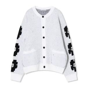 [하프클럽/]남자 데일리 데이지 니트 가디건 AC5-CA-Q047-아이보리