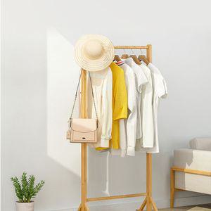 심플 대나무 원목 행거 원룸헹가 옷방 헹거 나무 행가 우드행거 옷방행거 소형행거 작은행거 일자행거