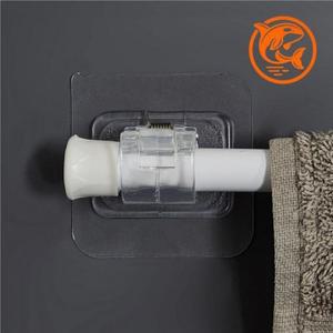 무타공 고리 투명 브라켓 커튼 설치 후크 고정 (3seC6)