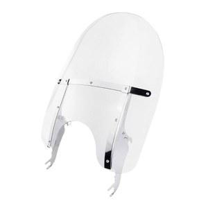 할리 헤리티지 소프트테일 슬림 클래식 팻 보이 디럭스 2000-2017용 브래킷 장착 그린-L 모터사이클 탈부착 클리어 윈드실드 윈드스크린