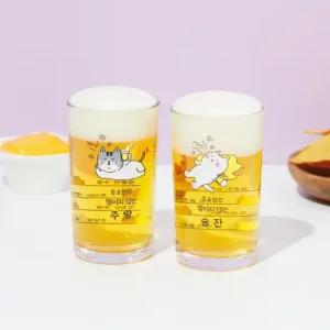 아트박스 소맥잔세트_알쓰 2pcs)