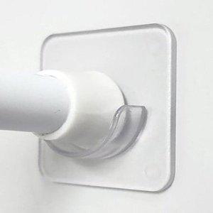 [JHO7PO3R_55]후크 커튼봉고정 커튼봉고 커튼봉고리 투명