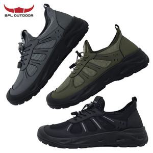 BFL 발편한 남성 슬립온 운동화 가벼운 스니커즈 통풍 메쉬 신발