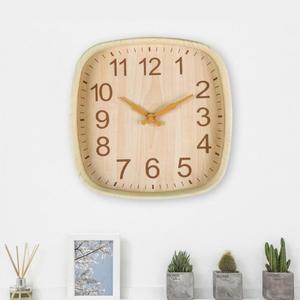 네모 나무의시간 벽시계 DIY 벽시계(화이트우드) (3Yefd)