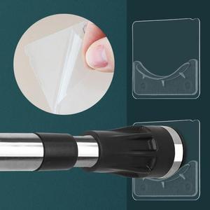 [QNU7W6BZ_55]커튼고리 무타공설치 압축봉고정스티커2P