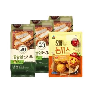 고메 바삭튀겨낸 통등심 돈카츠 450g x3개+꼬마돈까스 400g x1개