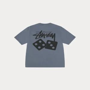 스투시 다이스 피그먼트 다이드 반팔 티셔츠 네이비 1905077
