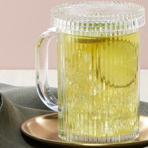 가오스 글라스 플리츠 머그컵 + 뚜껑 세트 370ml