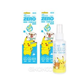 포켓몬 벅스제로 100ml x2 모기퇴치제 모기퇴치팔찌 모기팔찌 캠핑준비물 어린이용