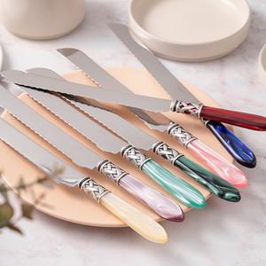 까사부가티 알라딘 무광 브레드 나이프 칼 아이보리