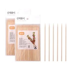 영수 산적꽂이 중 15cm 약100개/꼬치/오뎅/꼬지/어묵/대나무/산적/닭꼬지/과일/꽂이/나무/꼬치닭/닭꼬치