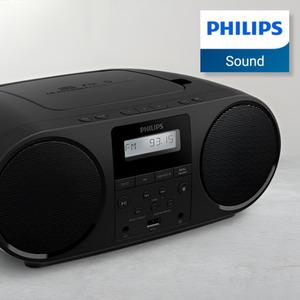 필립스 TAZ5000 올인원 라디오 시디플레이어 무선 블루투스 스피커 겸용 학습용 어학용