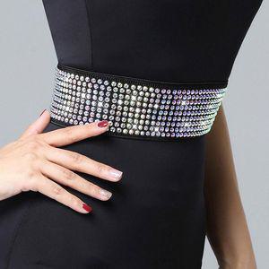 라인댄스 벨트 큐빅 비즈 장식 액세서리 라틴댄스 공연 댄스복 댄스스포츠