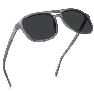 PRIVEL XXL 사이즈 엑스트라 라지 160MM 편광 더블 브릿지 레트로 에비에이터 선글라스 빅 와이드 헤드 남