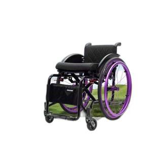 활동형 휠체어 스포츠 와이드 쿠션백 폴딩 블랙핸들 합금 바퀴
