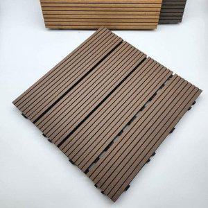 [JHQRSLM0_4B]조립식 데크타일 베란다바닥타일 초코브라운