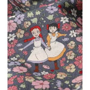 패션스타트 빨간머리앤 원단 11수 코튼린넨 데이지플라워 네이비