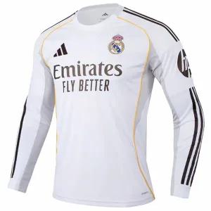 아디다스 레알 마드리드 25-26 긴팔 홈 저지_JN8884