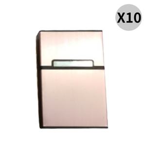 카템 메탈릭 휴대용 담배케이스 슬림 로즈골드 10개