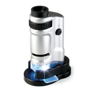 포켓 현미경 40배 고배율 확대경 슬라이드 포함 휴대용현미경 특기적성교재