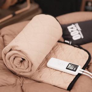 [트루버] 캠핑 전기장판 여행용 프리볼트 미니 전기매트 1인용 전기요