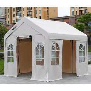 야외 대형 간이 천막 근로자 쉼터 대기실 흡연실 건설 현장 몽골텐트