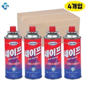 세이프 휴대용 부탄가스 220g 한박스 4개