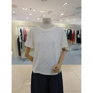 갤러리아 [이프네]레이스펀칭 반팔 티셔츠(DP6WTS08)