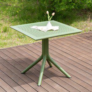 [공간미가구]이브 야외 700 사각 테이블 플라스틱 테라스 정원 카페 커피숍 인테리어 업소 공원 간이