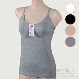 국산 면스판 여자 베이직끈나시 교복 기본이너티