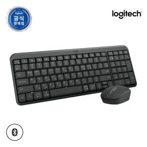 로지텍코리아 공식 MK250 콤보 수신기미포함 무선 블루투스 키보드마우스세트 그라파이트(블랙)