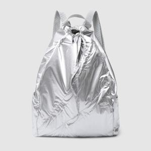 엄브로 샤이닝 스트링 백팩 BB UP323CBP71 SLV0 BLK0